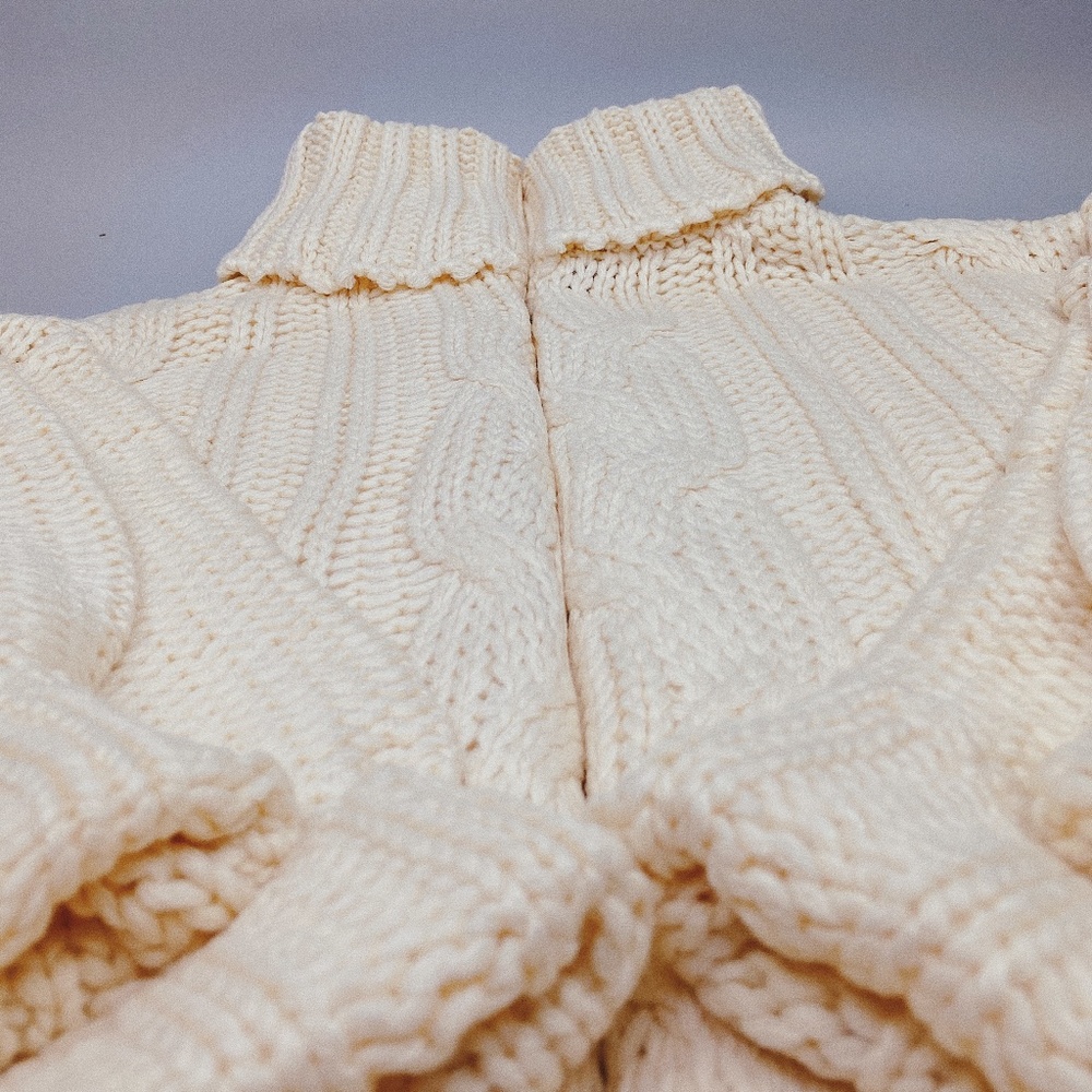 Chunky Knit Turtleneck Sweater - Picture 2 of 3
